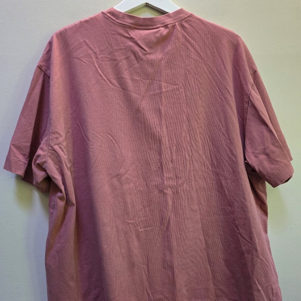Calvin Klein Archive Logo Relaxed Crewneck T-shirt in Light Mahogany 100% Cotton - Picture 7 of 16